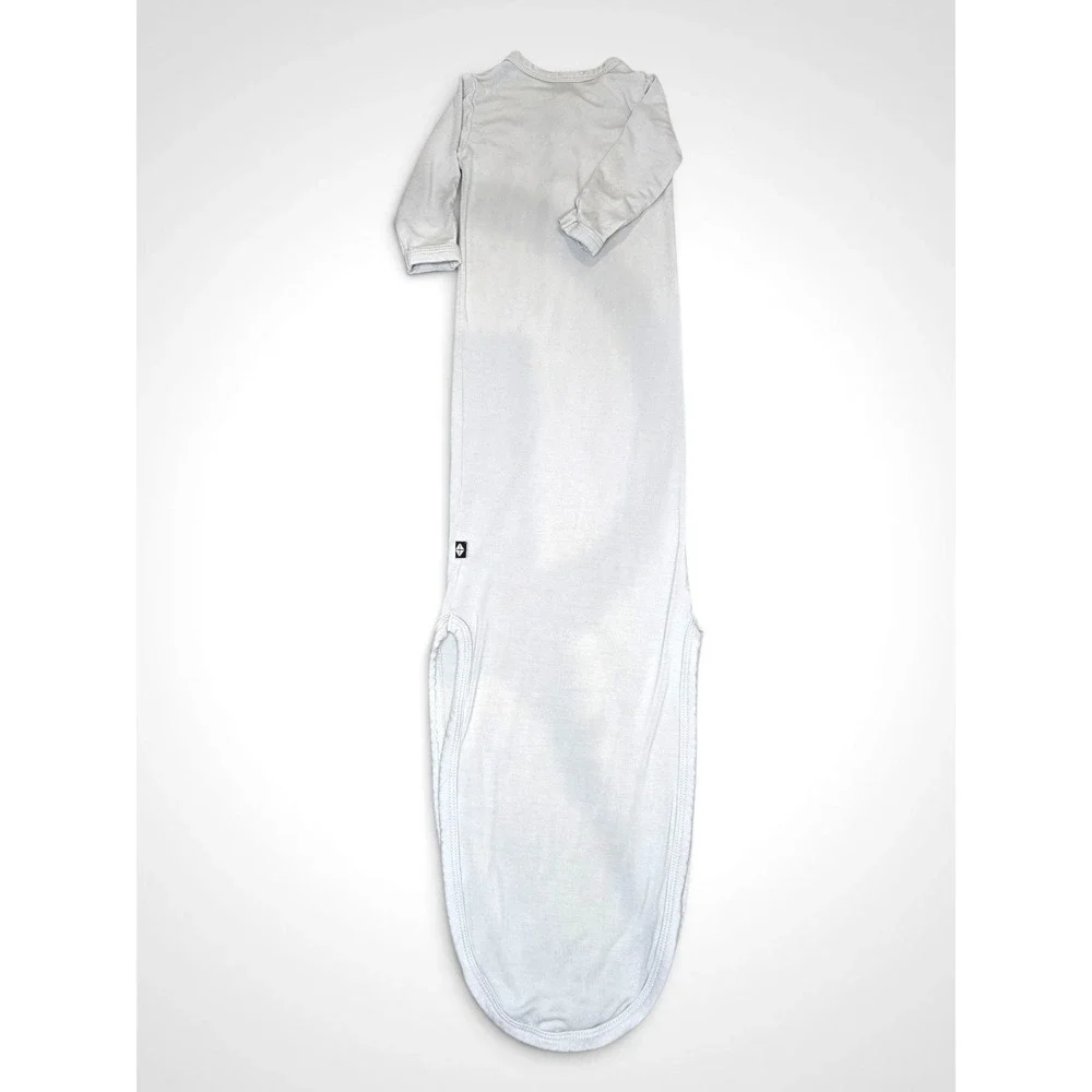 Kyte Baby Newborn Knotted Gown in Oat